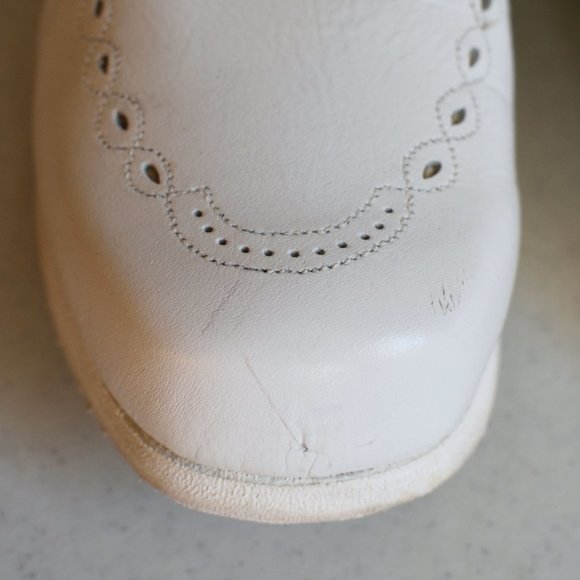 PW Minor Extra Depth Womens White Walking Shoes Size 7 3A/6A Orthopedic Diabetic - Picture 4 of 12